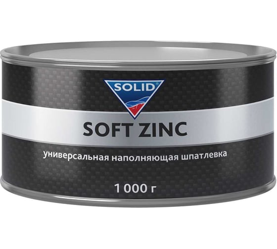 Универсальная наполняющая шпатлевка SOLID PROFESSIONAL LINE SOFT ZINC (1000 гр) 508.8100 1