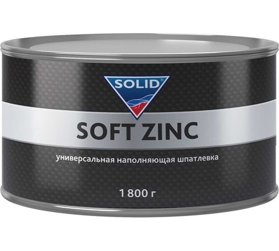 Универсальная наполняющая шпатлевка SOLID PROFESSIONAL LINE SOFT ZINC (1800 гр) 508.8180 1
