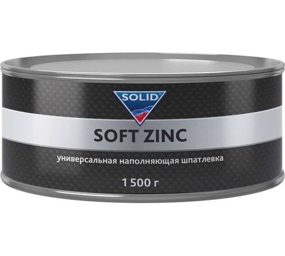 Универсальная наполняющая шпатлевка SOLID PROFESSIONAL LINE SOFT ZINC (1500 гр) 508.8150 1