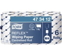 Протирочная бумага TORK Reflex 6 шт. по 1139 м, с центральной вытяжкой 473412 127843