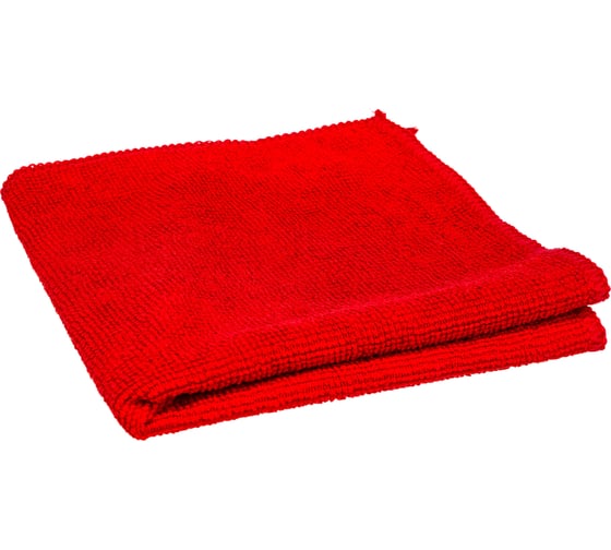 Салфетка микрофибра Grass 220 г/м 30*30 красная IT-0645