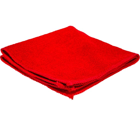Салфетка микрофибра Grass 220 г/м 30*30 красная IT-0645