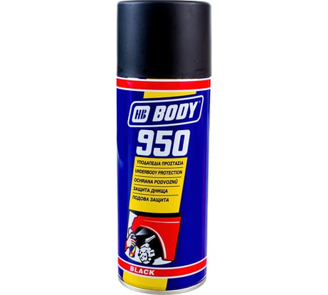 Аэрозольный антикоррозийный состав HB BODY 950 черный, 0.4 л 5100200000
