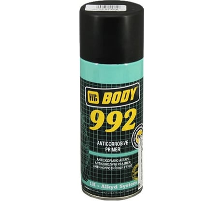 Аэрозольный грунт HB BODY 992 1К черный, 0.4 л 5100299200