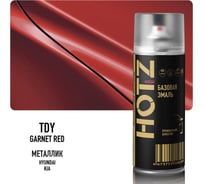 Аэрозольная краска HOTZ Hyundai/Kia Garnet Red TDY , 1K базовая автомобильная ремонтная эмаль, металлик, 520 ml 4673755215683