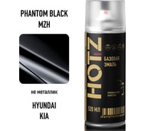 Аэрозольная краска HOTZ "Hyundai/Kia Phantom Black MZH", 1K базовая автомобильная ремонтная эмаль, металлик, 520 ml 4673755215706
