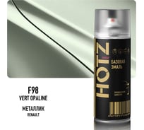 Аэрозольная краска HOTZ "Renault Vert Opaline F98", 1K базовая автомобильная ремонтная эмаль, металлик, 520 ml 4673755215980