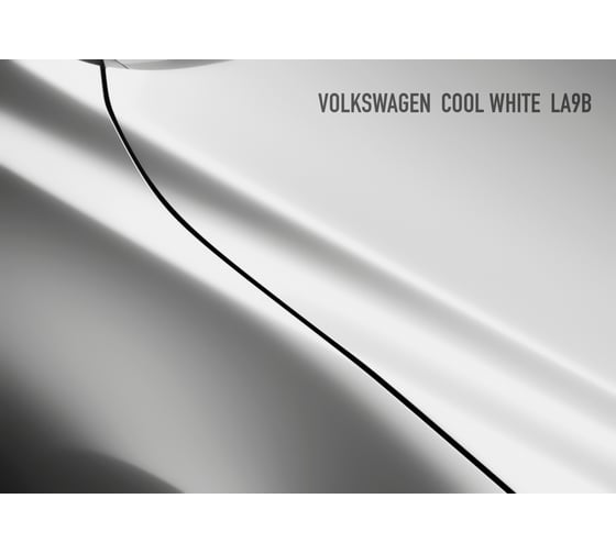 Аэрозольная краска HOTZ "Volkswagen Cool White LA9B", 1K базовая автомобильная ремонтная автоэмаль, металлик, 520 ml 4673755216079