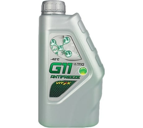 Антифриз VITEX Ultra -40град.C, G-11, зеленый, 1 кг v104801