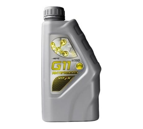Антифриз VITEX Ultra -40град.C, G-11, желтый, 1 кг v105001