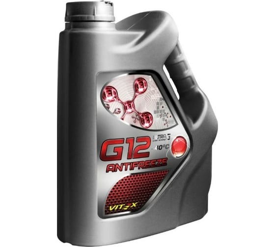 Антифриз VITEX Ultra -40град.C, G-12, красный, 5 кг v105604 1