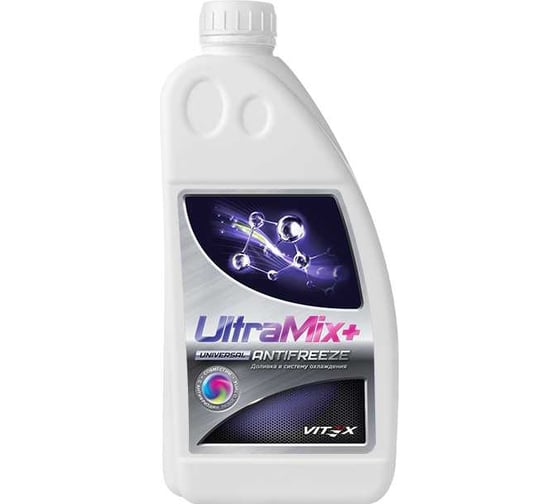 Антифриз для любых типов двигателей VITEX Ultra Mix универсальная доливка, 1.5 кг v108502 1
