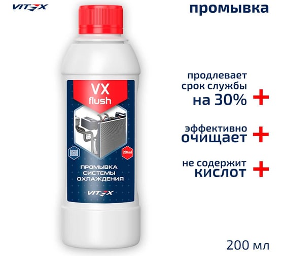 Промывка системы охлаждения VITEX 200 мл V901613