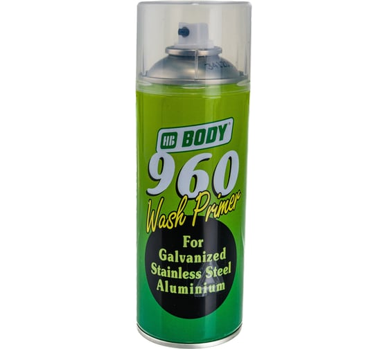 Аэрозольный грунт HB BODY 960 WASH PRIMER кислотный 2К 0,4л 5100300050