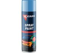 Эмаль акриловая автомобильная глянцевая KERRY голубая 481 RAL 5012 650 мл KR-616