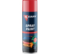 Эмаль акриловая автомобильная глянцевая KERRY красная 1015 RAL 3020 650 мл KR-615