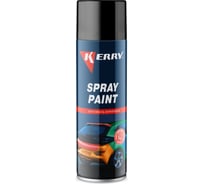 Эмаль акриловая автомобильная глянцевая KERRY чёрная 601 RAL 9005 650 мл KR-611