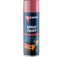Эмаль акриловая автомобильная глянцевая KERRY вишнёвая 127 RAL 3011 650 мл KR-623