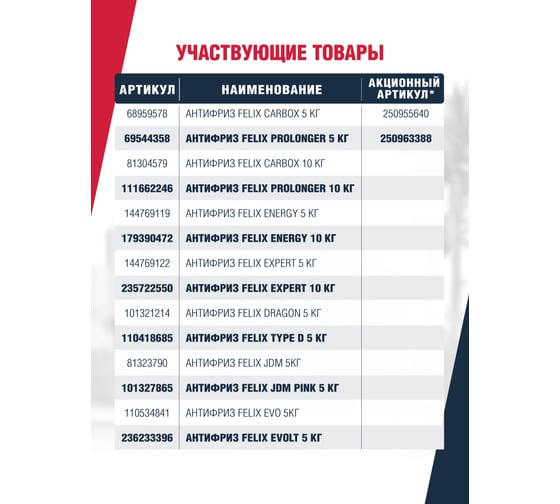 Антифриз FELIX PROLONGER -40град.С, G-11, 5 кг, зеленый ПРОМО 430000041
