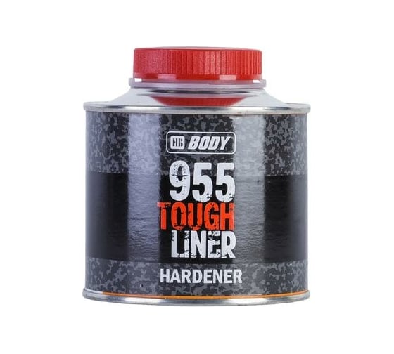 Сверхпрочное защитное покрытие HB BODY TOUGH LINER 955 черн. 0,6л + Отвердитель 955 TOUGH LINE 9550209551