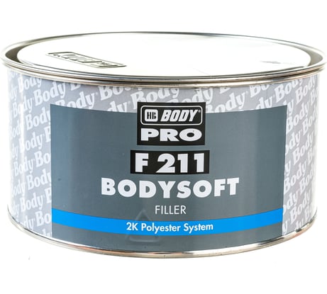 Шпатлевка HB BODY PRO F211 SOFT 1,8кг с отвердителем 2112300012
