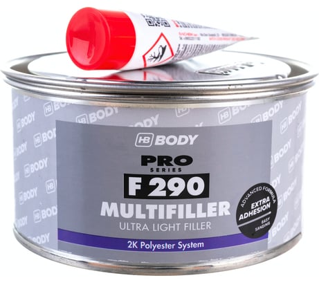 Шпатлевка HB BODY PRO F290 Ultra Light Multifiller Biege 0,2л 2901300050