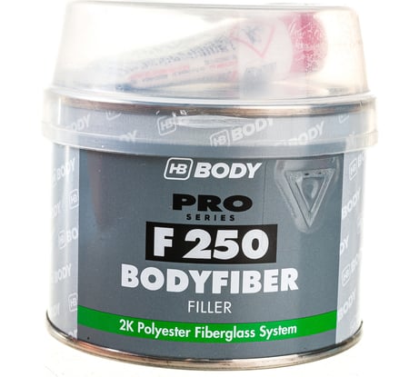 Шпатлевка HB BODY PRO F250 FIBER 0,25кг 2500600050