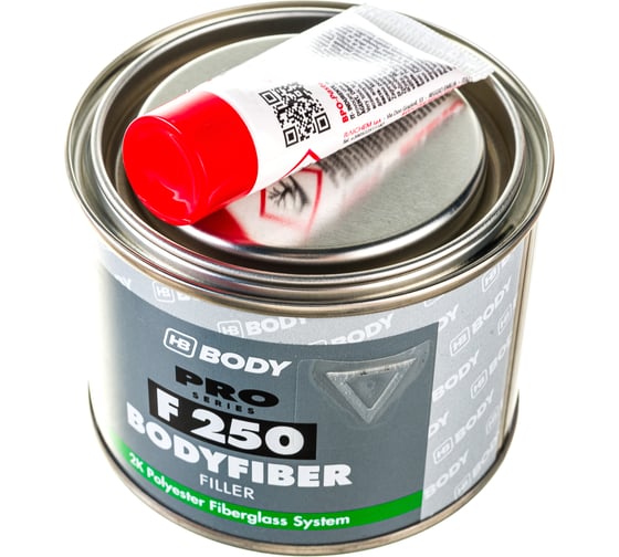 Шпатлевка HB BODY PRO F250 FIBER 0,25кг 2500600050