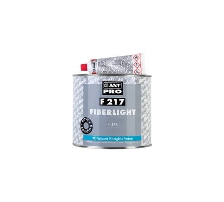 Шпатлевка HB BODY PRO F217 FIBERLIGHT 1л 2170500001