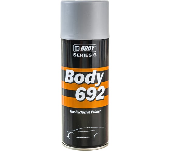 Аэрозольный антикоррозийный грунт-наполнитель HB BODY 692 сер. 0,4л 5100700080 1