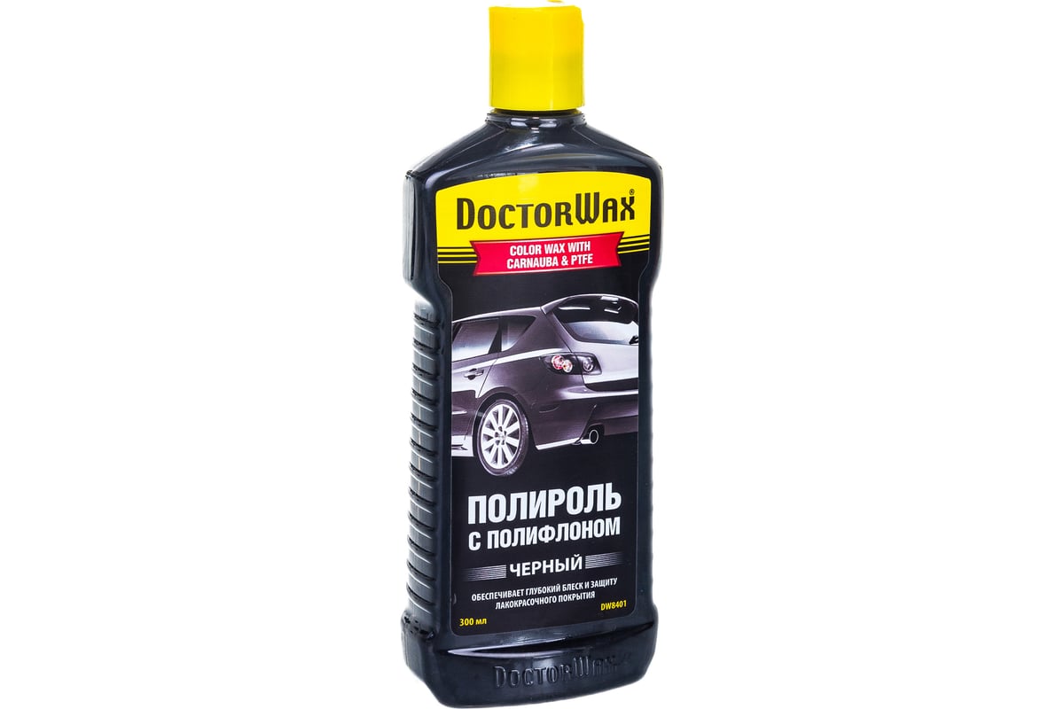 Цветной полироль с полифлоном DoctorWax черный DW8401 - выгодная цена ...
