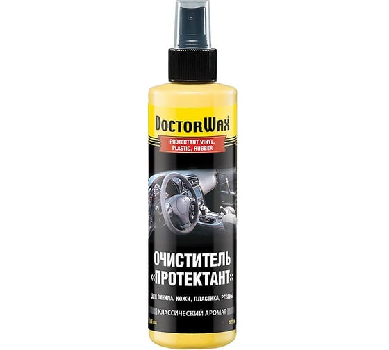 Очиститель "Протектант" для винила, кожи, пластика, резины DoctorWax DW5226 1