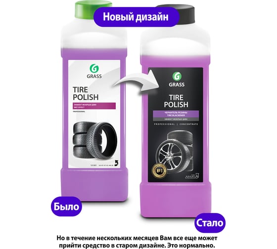 Чернитель шин Grass Tire Polish 1 л 121201