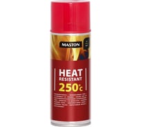 Термостойкая краска Maston avto красная 250 С 400 мл 400-805