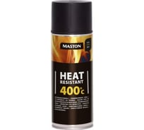 Термостойкая краска Maston avto черная 400 С 400 мл 400-121