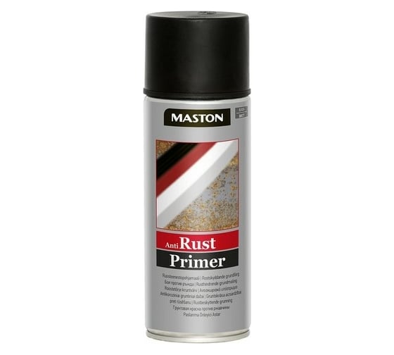 Грунтовка по ржавчине Maston avto черная 400 мл 260-012/GT