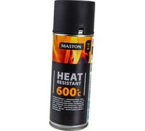 Термостойкая краска Maston avto 710-221 черная 600 С 400 мл