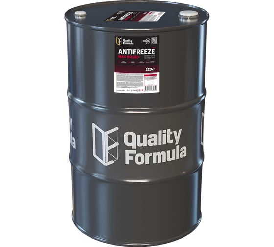 Антифриз Quality Formula ANTIFREEZE QF MAX HD G12+, 220кг 430110175 1