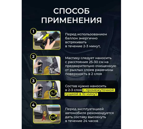 Битумная мастика Defender Auto 10408
