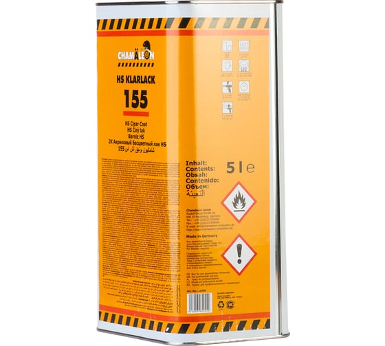 Бесцветный лак Chamaeleon HS 5 л 11558