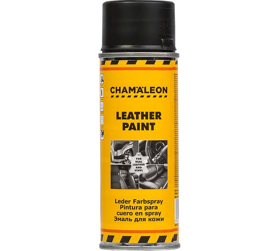 Эмаль для кожи Chamaeleon черная матовая 26806 1