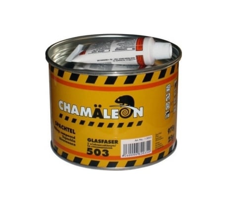 Шпатлевка со стекловолокном CHAMAELEON вкл.отвердитель 1кг 15035