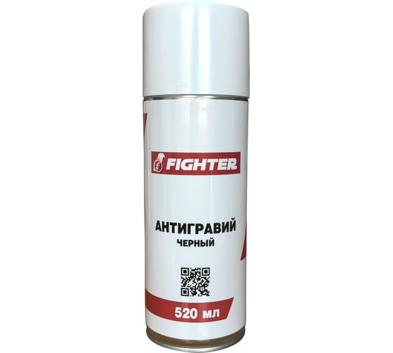 Мастика-антигравий черный Fighter 520 мл аэрозоль 15071 1