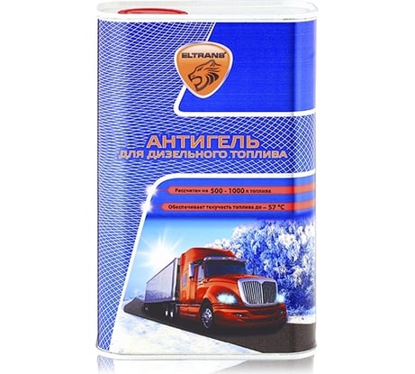 Антигель для дизельного топлива ELTRANS суперконц. на 500-1000 л 1000 мл EL-1002.11