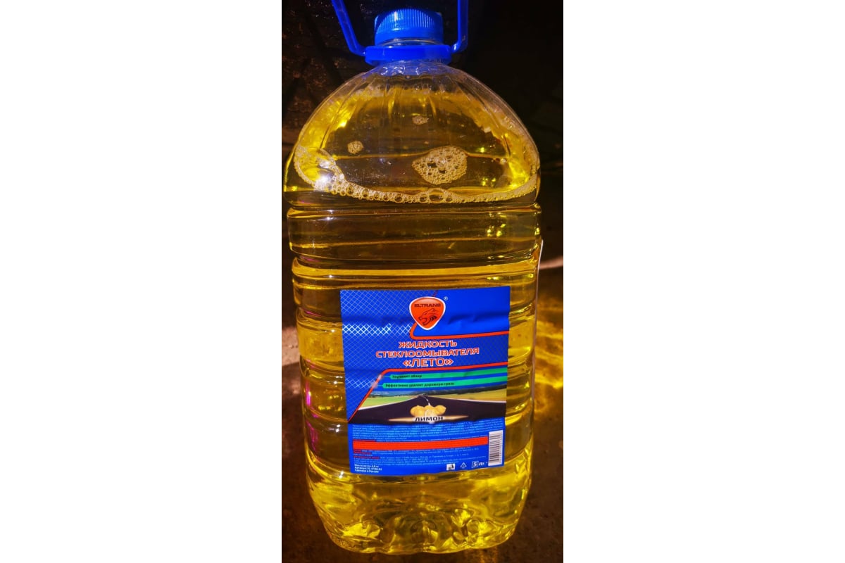 Жидкость в бачок омывателя ELTRANS "ЛЕТО" лимон, ПЭТканистра, 5 л EL ...