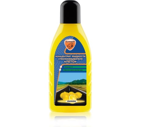 Концентрат жидкости стеклоомывателя ELTRANS "Лето" 1: 8 "Лимон" ПЭТ флакон, 500 мл EL-0105.01