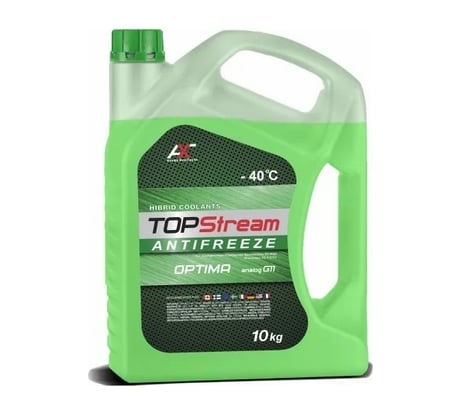 Охлаждающая жидкость TOPStream Антифриз OPTIMA зеленый 10 кг ATSOG00010