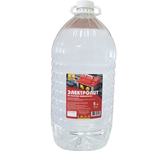 Кислотный электролит АТЛАНТ пл.1,4 5л 625759 1