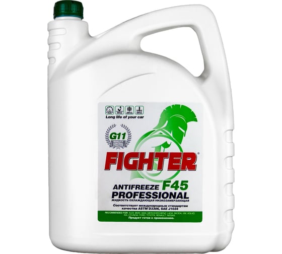 Антифриз Fighter зеленый (5кг) G11 F400203