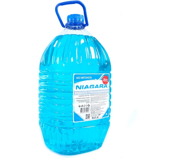 Жидкость омывания стекол NIAGARA 4 л (незамерзайка -25) без метанола 001006008008